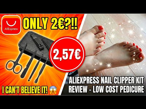 ASMR I tried a $2 AliExpress Pedicure Kit on MY FEET! 😱🦶Intense Triggers