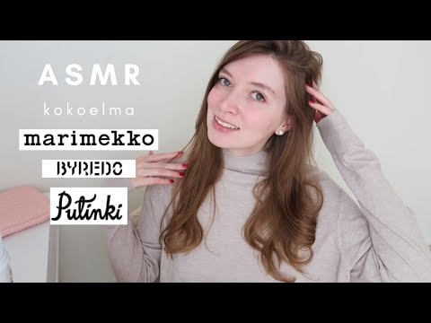 ASMR suomi kokoelma 1h | höpöttely, Marimekko Byredo Putinki unboxing & esittely