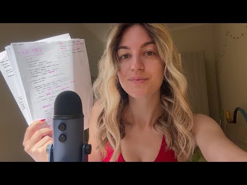 STUDY WITH ME 📚studiamo insieme (asmr ita)