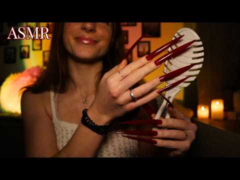 ASMR | Fast Tapping, Scratching and Grasping with EXTREMELY LONG NAILS