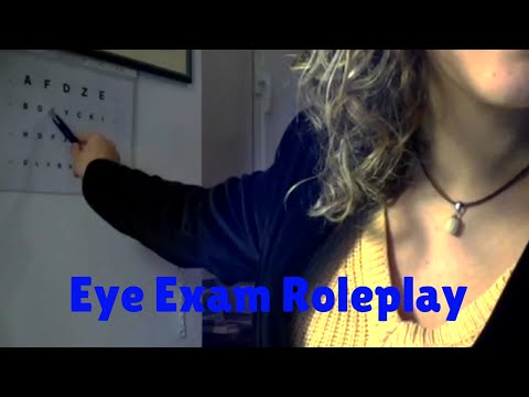 ASMR ITA Eye Check up with Doctor Margy