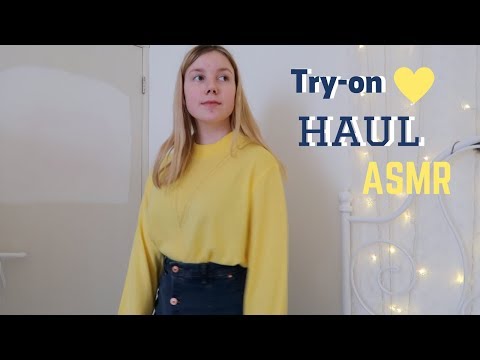 ASMR try-on haul