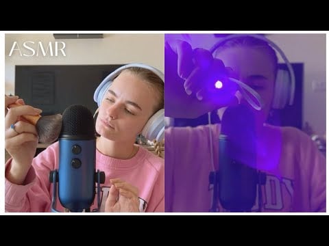 ASMR Trigger Assortment With New Blue Yeti Mic! | Whispering, Visual Triggers, Mic Brushing, & More