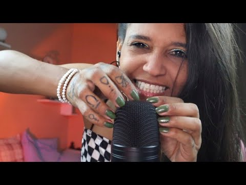 ASMR ARRANHANDO MICROFONE
