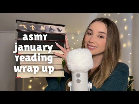 ASMR The 8 Books I Read in January (Monthly Reading Wrap Up, Book Tapping and Triggers)