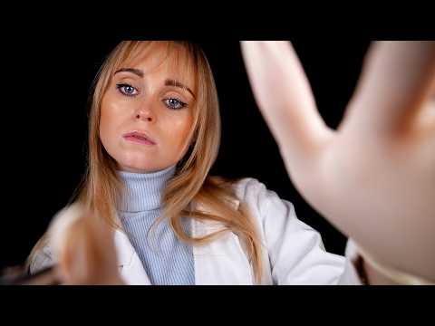 ASMR | Assessing your posture - shoulder, neck, head, arm exam with measuring