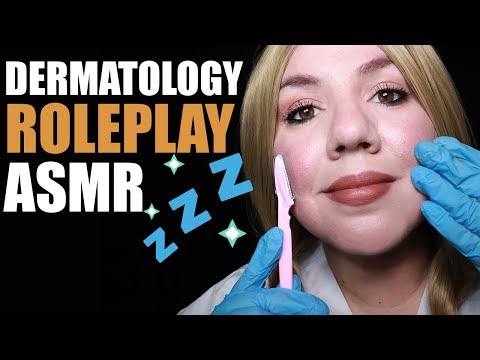 ASMR DERMATOLOGIST Face SHAVING 💆 Dermaplaning 💆