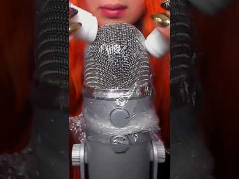ASMR Glue Sticks on the Mic #asmr #tingles #shorts