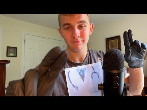 Asmr | the fastest 1 minute cranial nerve exam humanly possible