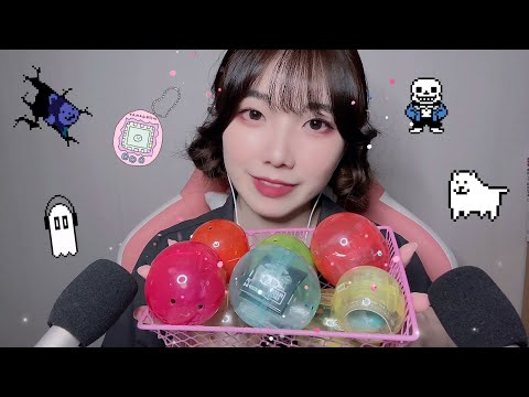 【ASMR】ガチャガチャ大量開封👾 #UNDERTALE #たまごっち
