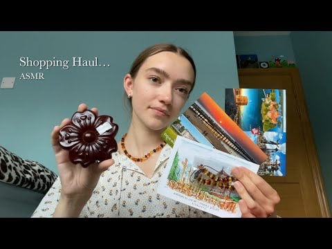 ASMR Lithuania Trip Haul Whisper Ramble 🇱🇹 | Soft Tapping + Crinkle Sounds