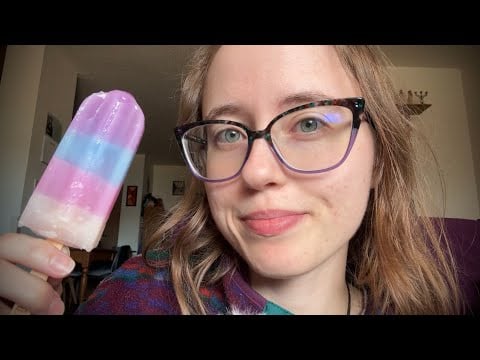 Eating a Popsicle Mukbang + Chit-Chat ASMR