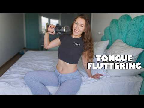 ASMR | a LOT of TONGUE FLUTTERING w/ Hand Movements