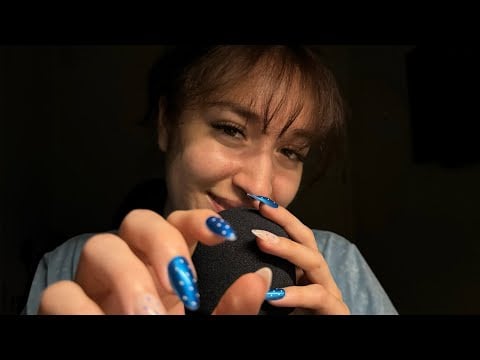 ASMR Visual Triggers Hand Movements, Foam Mic, & Breathy Whispers