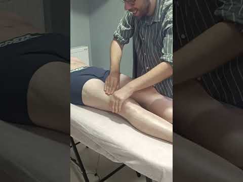 TURKISH MASSAGE THAT RELIEVES STRESS FROM THE FRONT LEGS #satisfying #relaxing #asmr #shorts
