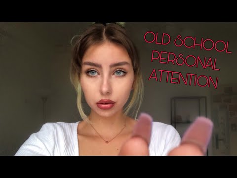 UP CLOSE LENS TAPPING - OLD SCHOOL LoFi ASMR