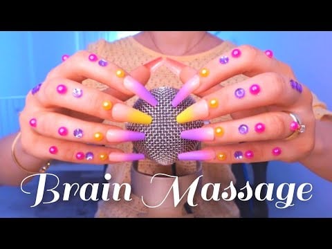 ASMR BRAIN Massage 😴✨ Triggers for Sleep, Tingles & Deep Relaxation No Talking ASMR
