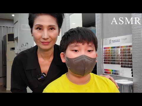 미용실 ASMR 시각과 청각의 활성화 #상고컷트 #바리깡컷트 깔끔하고 시원하게 다듬기~Hair salon ASMR activation of sight and hearing