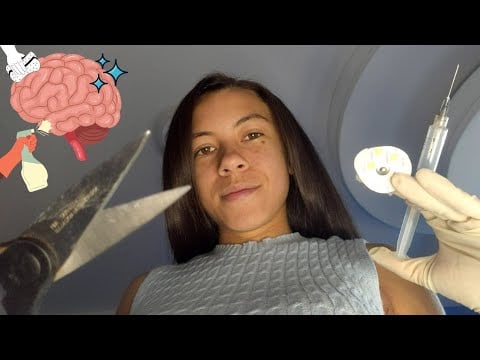 ASMR ROLEPLAY LIMPEZA CEREBRAL EM VOCÊ 🧠🧽🧹