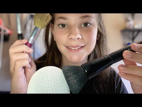 mic brushing and camera brushing~Tiple ASMR