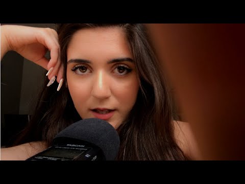 Turkish Whispers & Face Touching To Trigger ASMR ❤️ (tetikleyici kelimeler, fısıltı, türkçe)