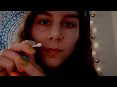 ASMR - ear cleaning, ear massage, whisper test