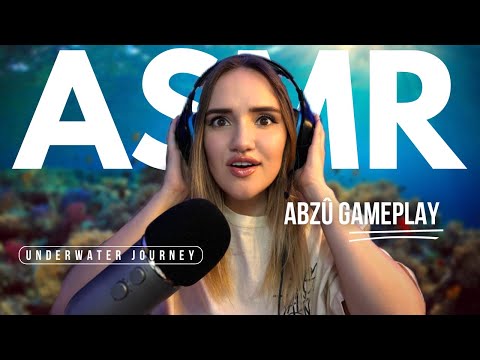 Relaxing Underwater Journey 🌊 | ASMR Gameplay in ABZÛ | Soothing Ocean Sounds & Soft Whispers