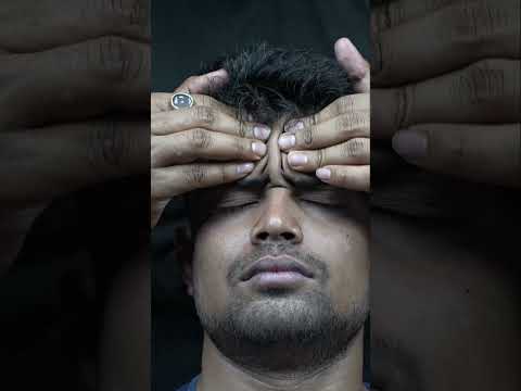 ASMR: Rolling Ball Head Massage for Deep Relaxation and Sleep #shorts