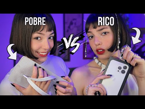 ASMR DE POBRE VS ASMR DE RICO