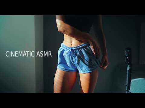ASMR SPORTS SHORTS TRY ON | Fabric Scratching, Rustling, Stretching Sounds