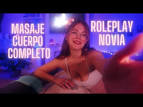 ASMR Masaje CUERPO COMPLETO Roleplay Novia