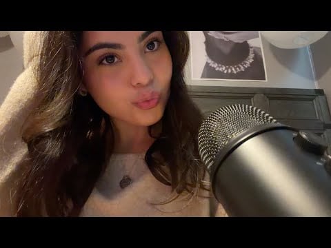 ASMR Up Close Mouth Sounds 👄 (Minimal Talking for Sleep) 