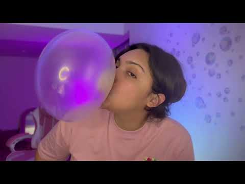 BUBBLE GUM ASMR | blowing MASSIVE bubbles QUENCH gum chewing sounds #asmr #bubblegum 