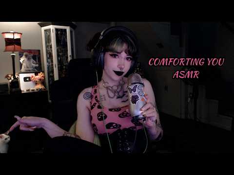 ASMR Comforting You & Rambling | Mic Scratching, Mouth Sounds, Whispering