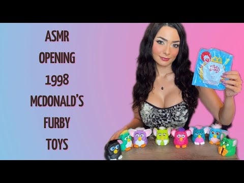 ASMR Opening 1998 McDonald’s Furby Toys (Soft Spoken)