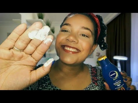 ASMR: CUIDANDO DA SUA PELE 💆🏻‍♀️💖 Sons em camadas