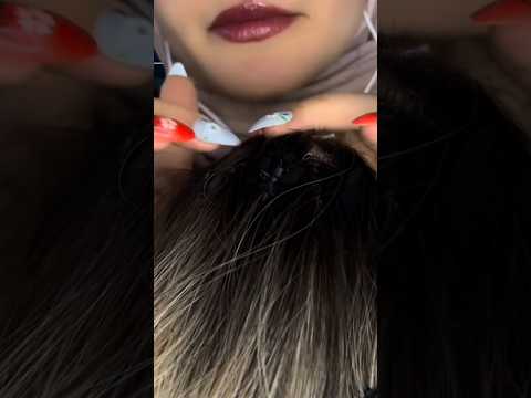 Bugs in your hair 🐜🔍 #asmr #satisfying #triggersforsleep #asmrmassage #tingles #short #relax