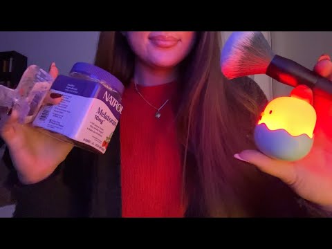 ASMR that will make your eyes heavy | random triggers, camera touching, whispering 