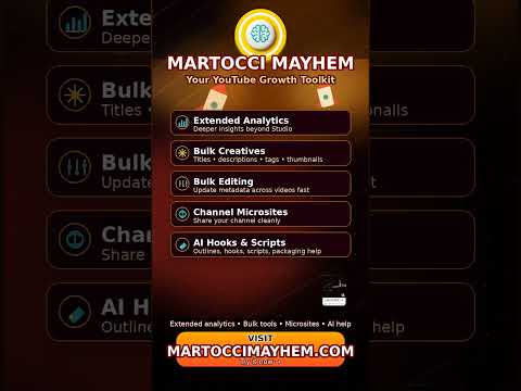 🚀 Martocci Mayhem is LIVE.