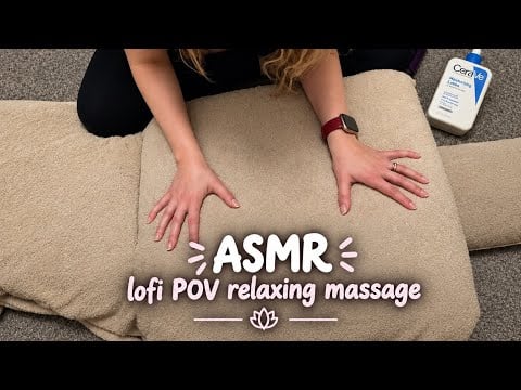 ASMR POV lofi nape of the neck/ shoulder/ back massage 💆‍♀️ with back scratching 