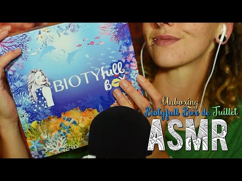 ASMR Français  ~ Unboxing BIOTYfull Box "Marine" de Juillet