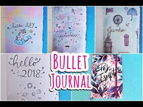 TOUR PELO MEU BULLET JOURNAL ♡ MEU PLANNER  2018