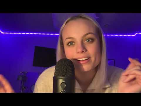 ASMR mouth sounds and some inaudible whispering