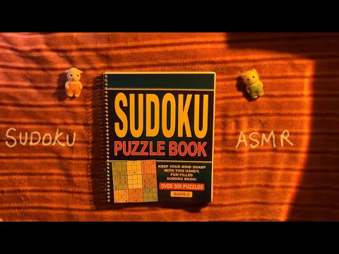 ASMR boring you to sleep with sudoku 💤