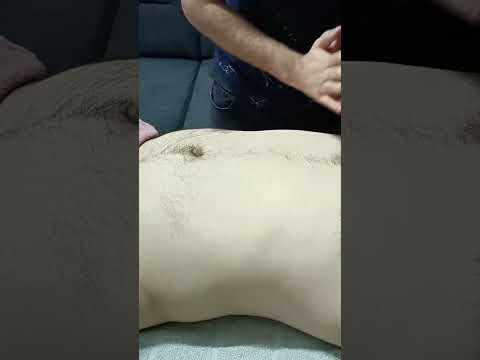 VERY RELAXING CHEST,BELLY AND ARM TURKISH MASSAGE #satisfying #relaxing #asmr #shorts