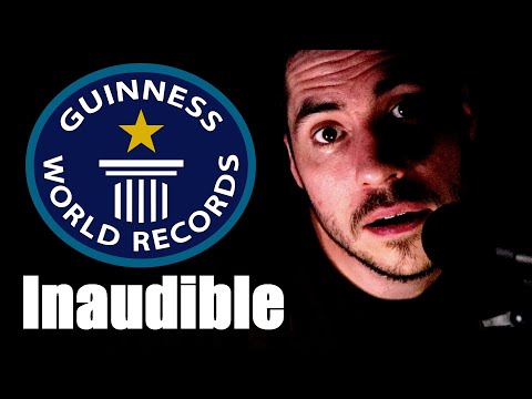 ASMR TENTATIVE DE RECORD DU MONDE - l'inaudible le plus rapide