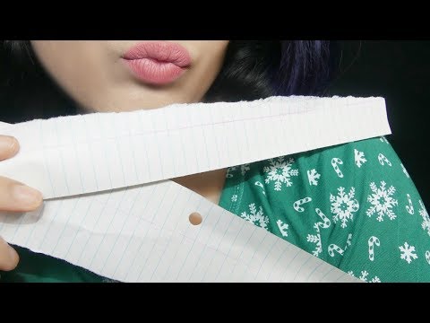 ASMR Paper Sounds - Scissors Cutting Paper, Crinkle, Ripping!