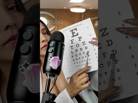 Examen de VISTA en una consulta EXPRESS | Roleplay Oftalmóloga 👩‍⚕️