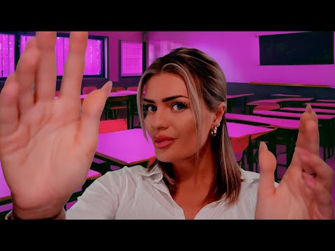 ASMR Calming Your Anxiety Before Exams ✨ (face touching, layered sounds, positive affirmations)
