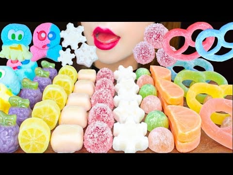 【ASMR】【咀嚼音 】話題のグミ🫶MUKBANG 먹방 食べる音 EATING SOUNDS NO TALKING
